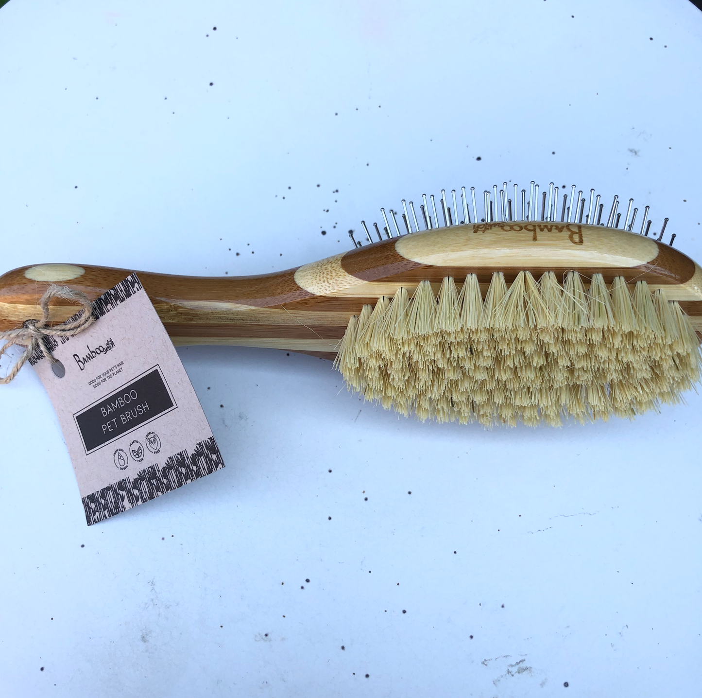 Bamboo Dog & Pet Grooming Brush | Summer Bestseller