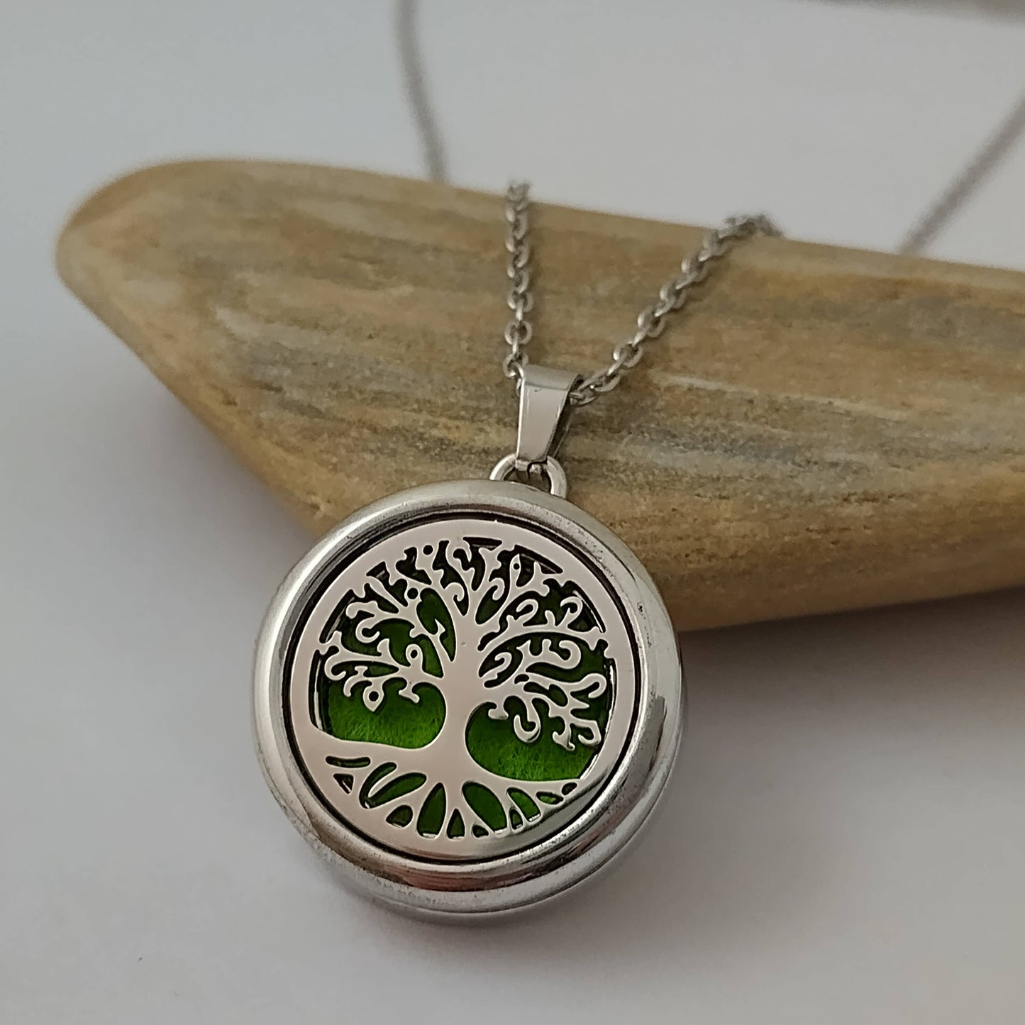 Aromatherapy Necklace Locket - Tree Of Life