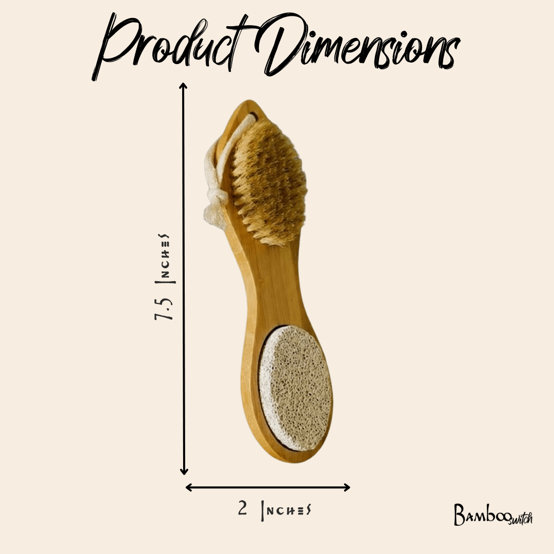 Bamboo Exfoliating Foot Pedicure Tool | Summer Bestseller