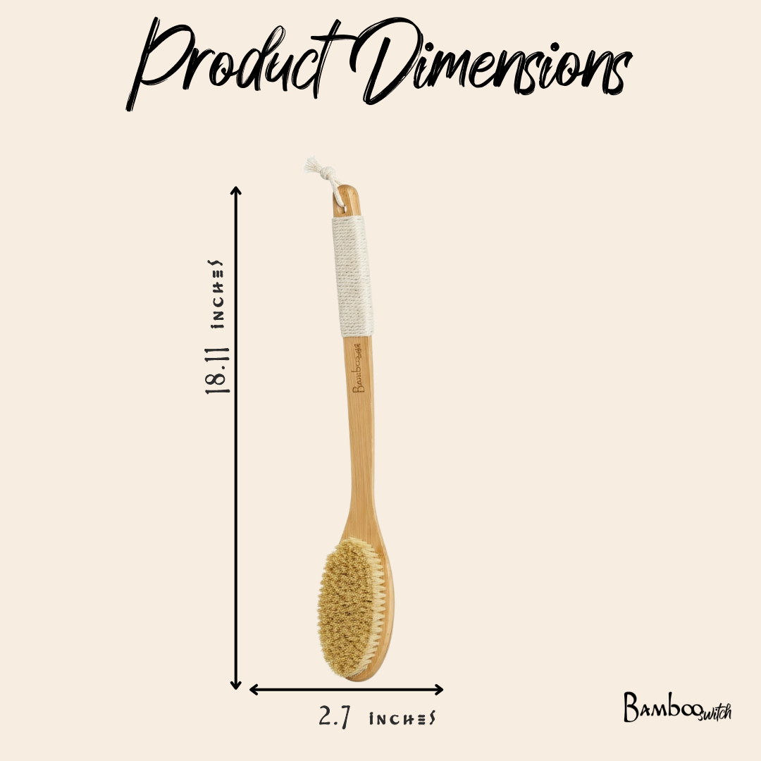 Dry Brush | Curved | Bamboo