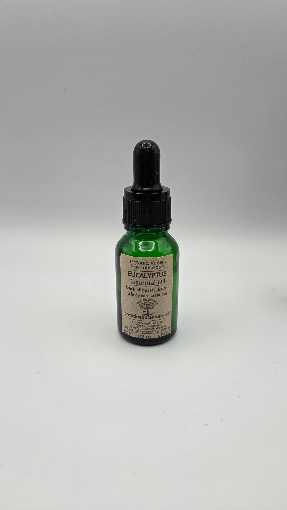 Eucalyptus - Organic Essential Oil | 100% Pure, Steam-Distilled - 0.5 fl oz