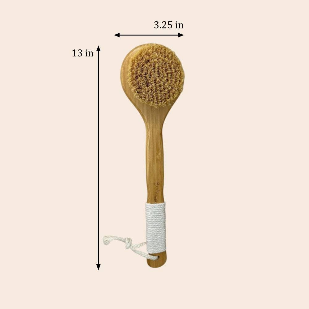 Vegan Bamboo Exfoliating Dry Brush | Faire Market Bestseller
