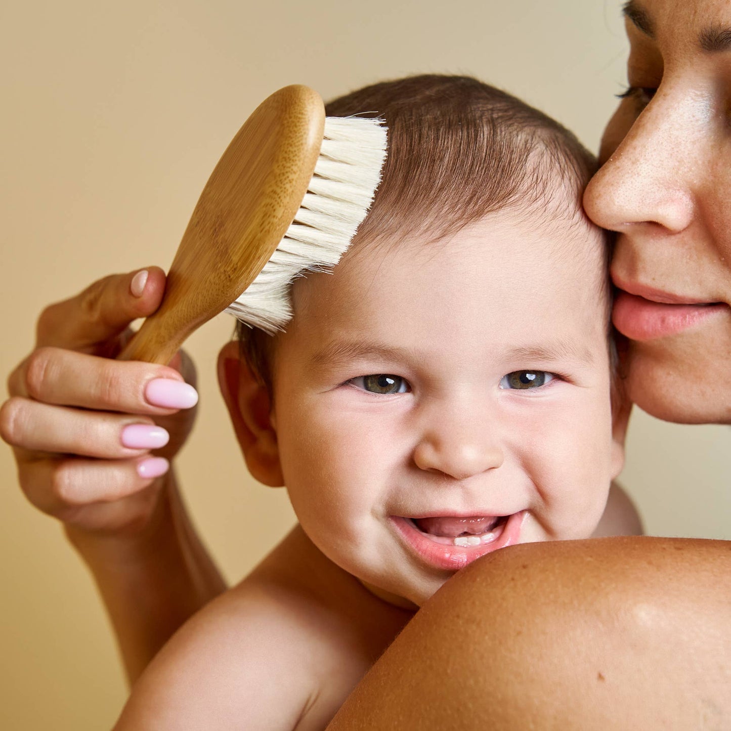 Hairbrush Baby - Bamboo - No plastic