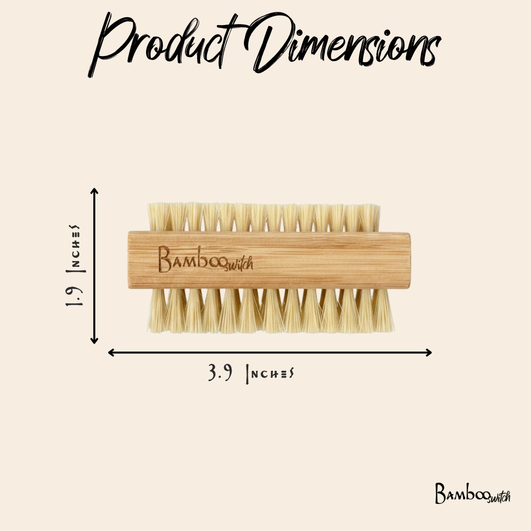 Bamboo Vegan Nail Brush | Self Care