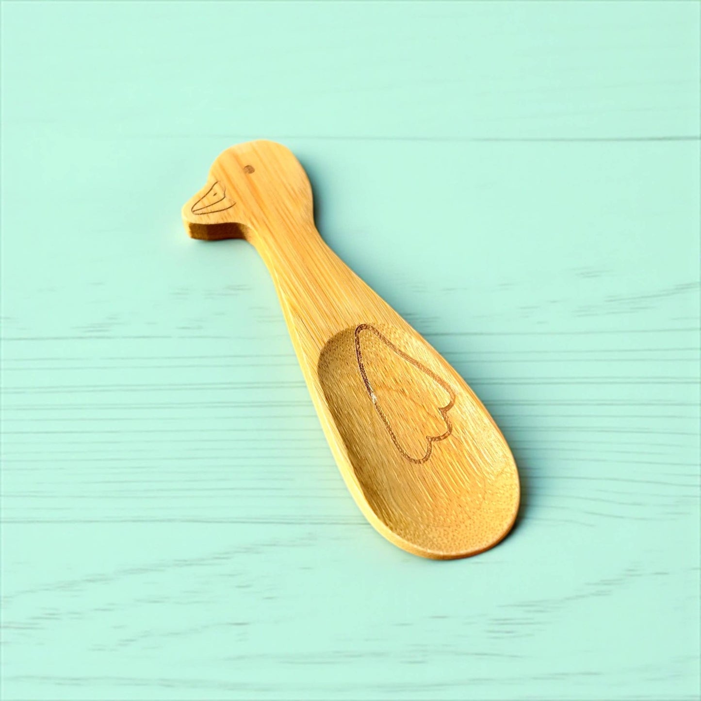 Bamboo Animal Kids & Toddler Utensils | Faire Market: Giraffe | Spoon