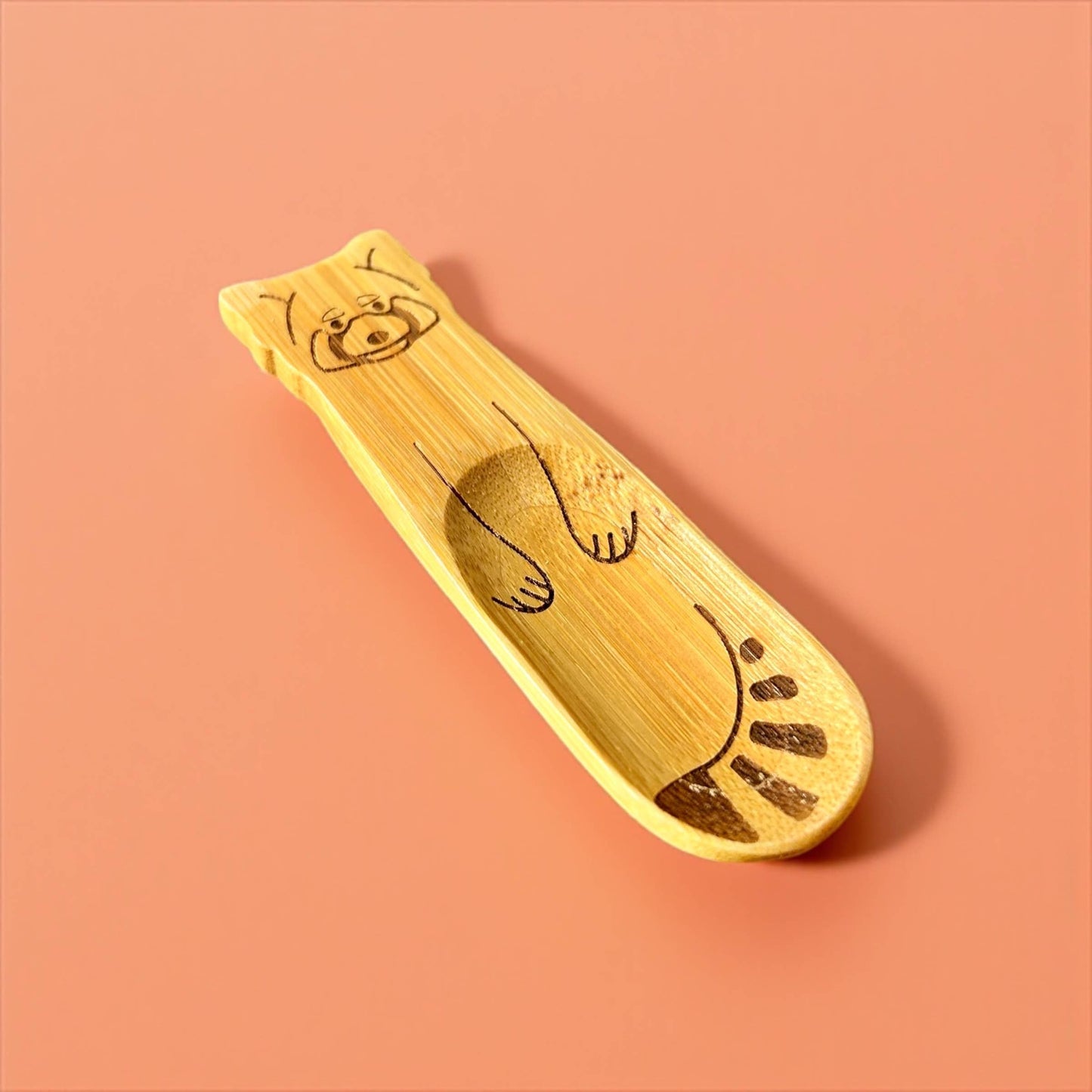 Bamboo Animal Kids & Toddler Utensils | Faire Market: Owl | Spoon