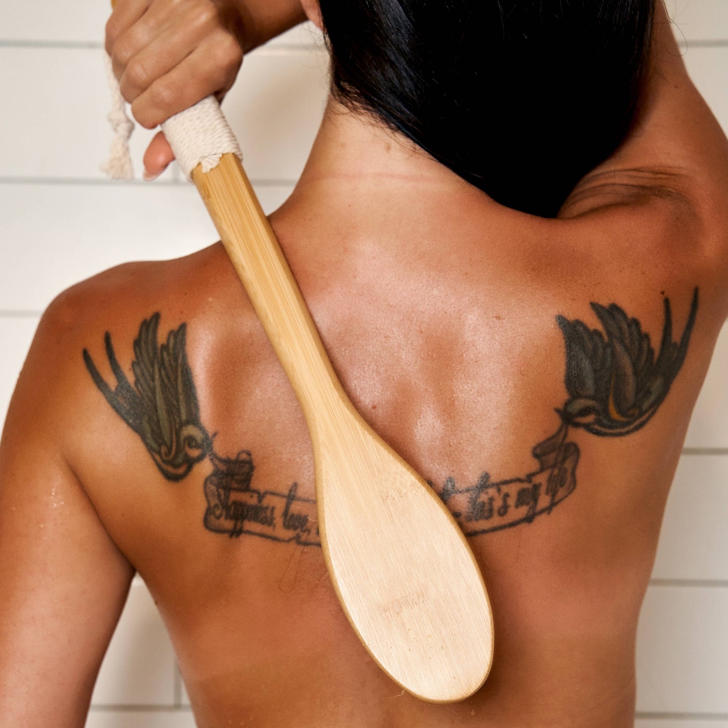 Dry Brush | Curved | Bamboo