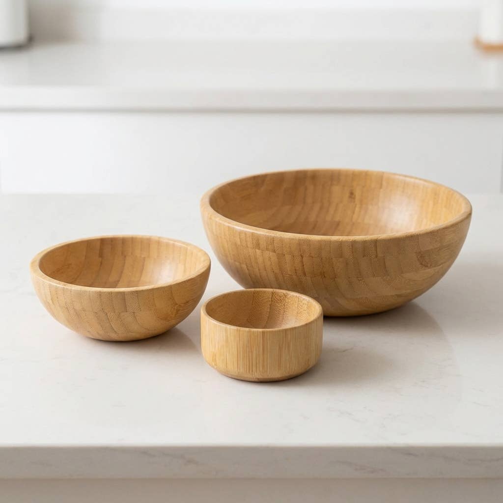 Bamboo Serving Bowl: Large