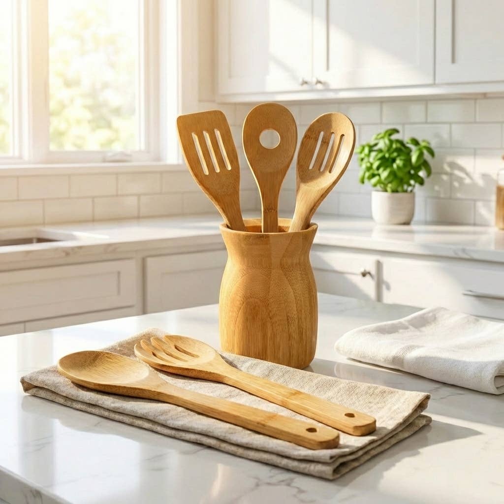 Utensil Holder | Bamboo Kitchen