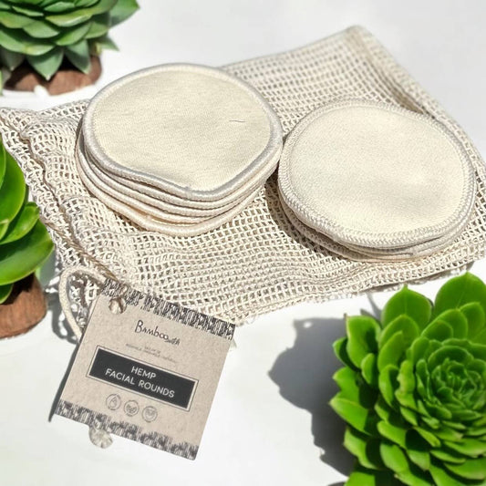 Facial Cleansers | Hemp | Washable | Set of 10