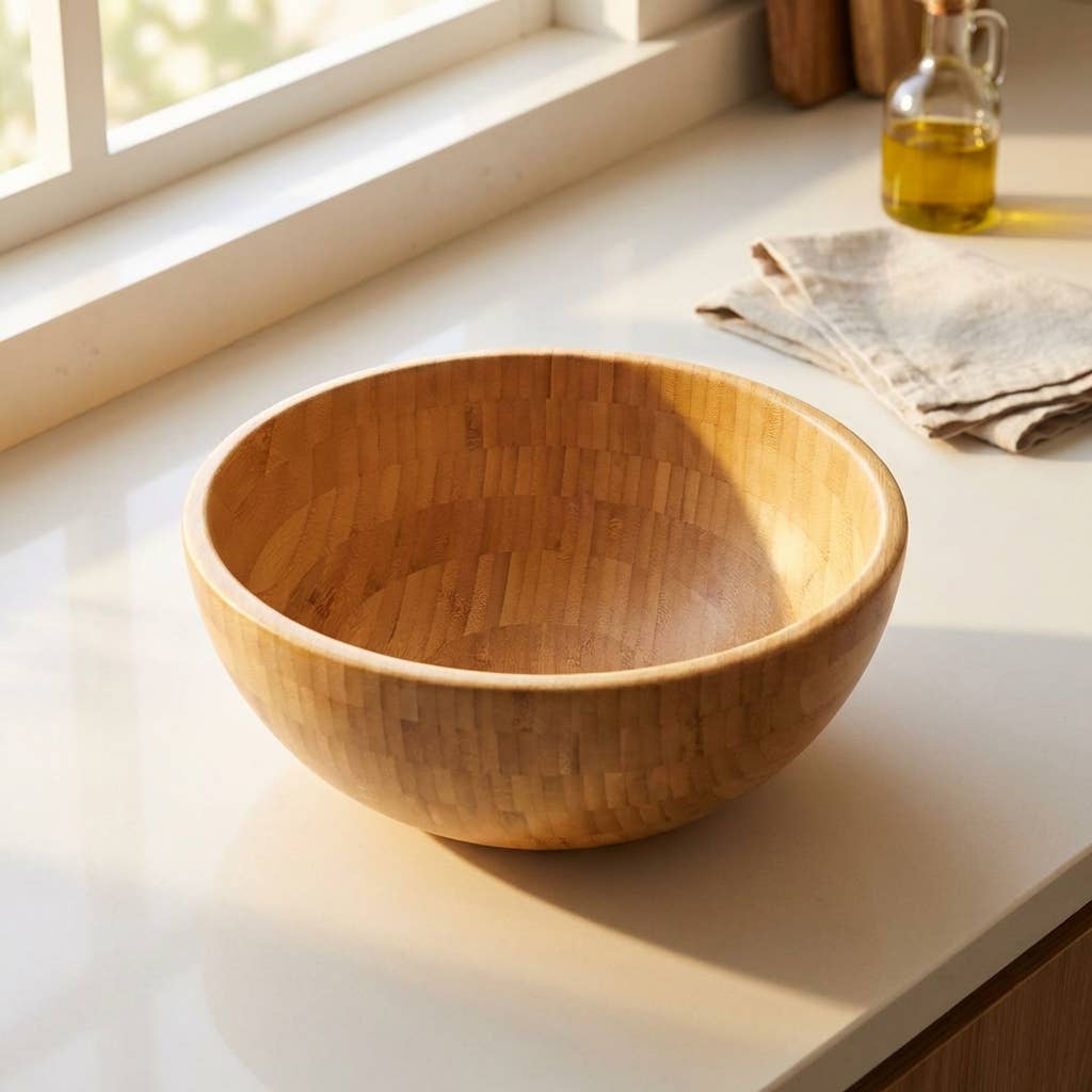 Bamboo Serving Bowl: Large
