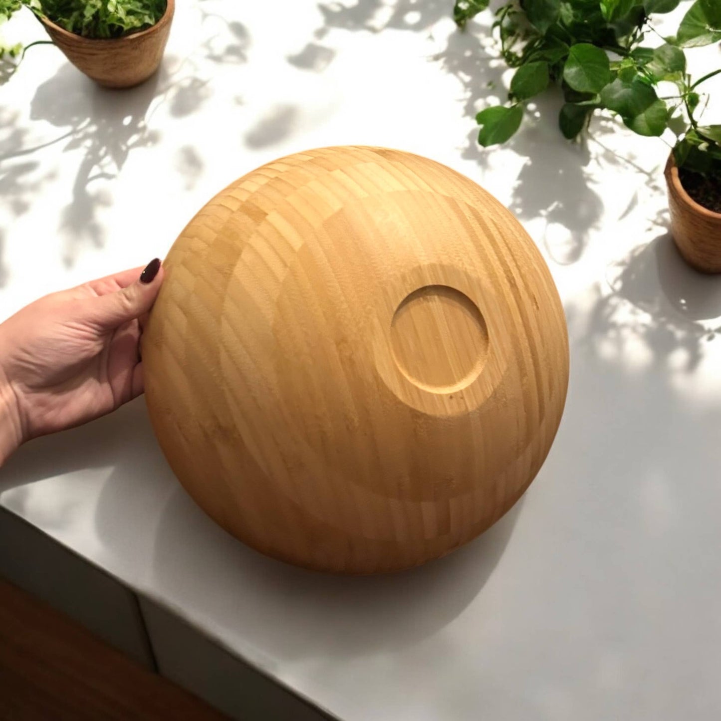 Bamboo Serving Bowl: Large