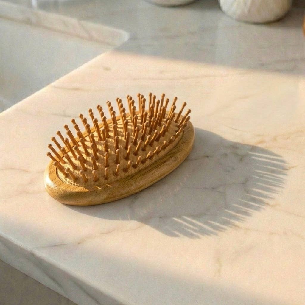 Beard Grooming Brush/Travel Hairbrush | Hair Care | Bamboo