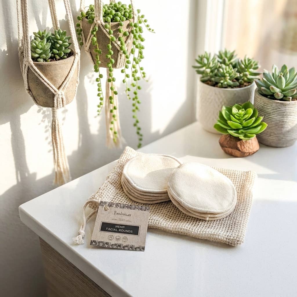 Facial Cleansers | Hemp | Washable | Set of 10