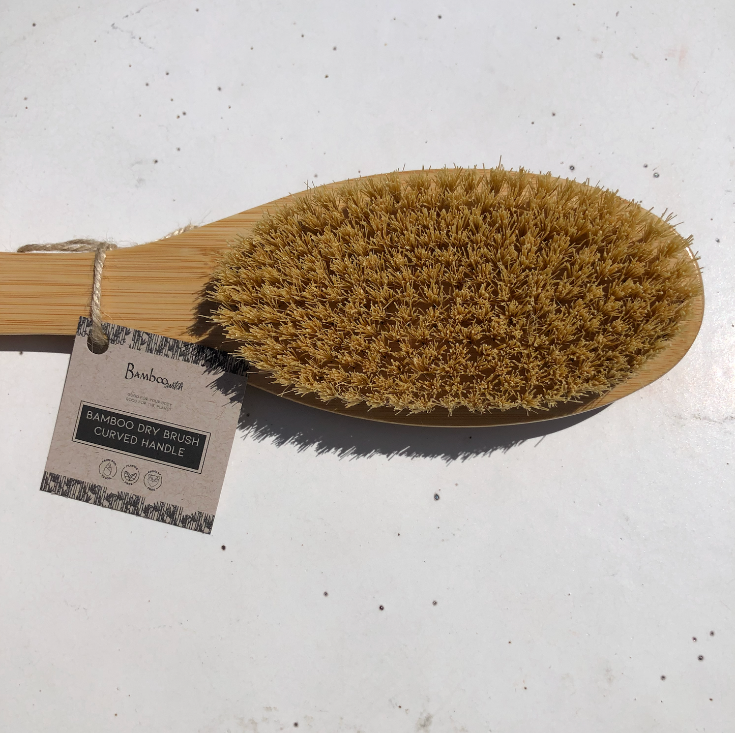 Dry Brush | Curved | Bamboo