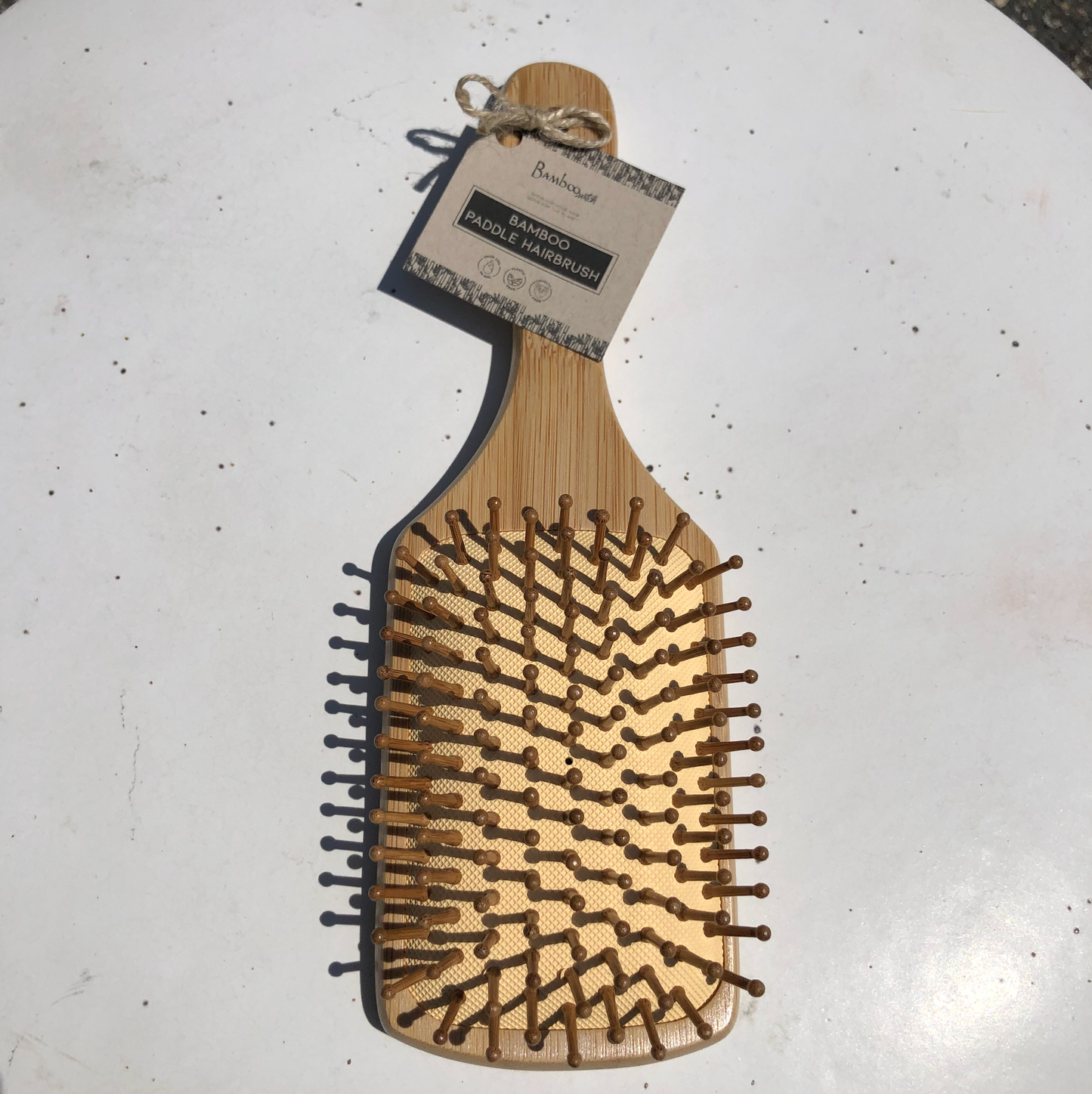 Bamboo Paddle Hairbrush - Large