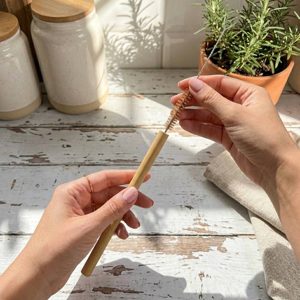 Straw Cleaner | Coconut Fiber - Plastic Free