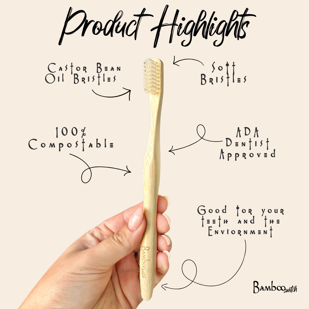 Toothbrush - Bamboo/Compostable