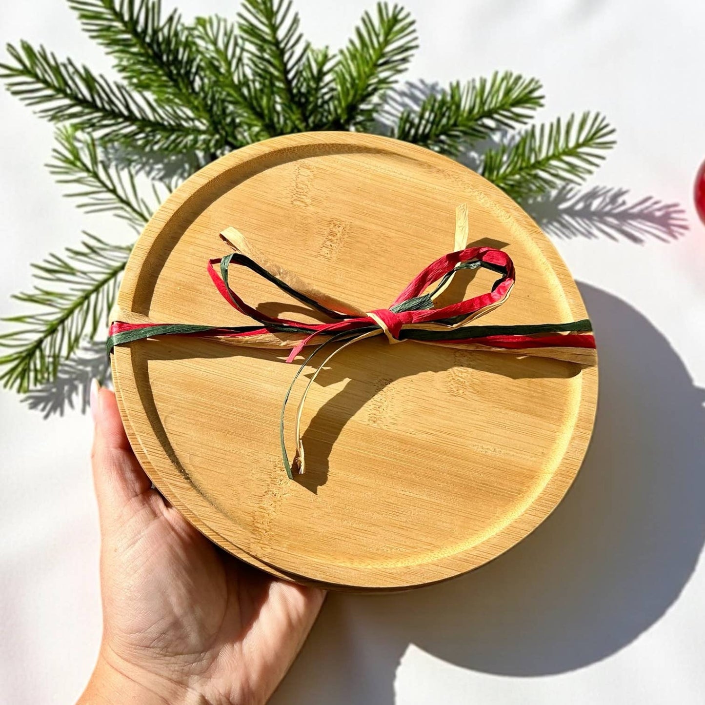 Plates - 8" Bamboo - 4 Piece