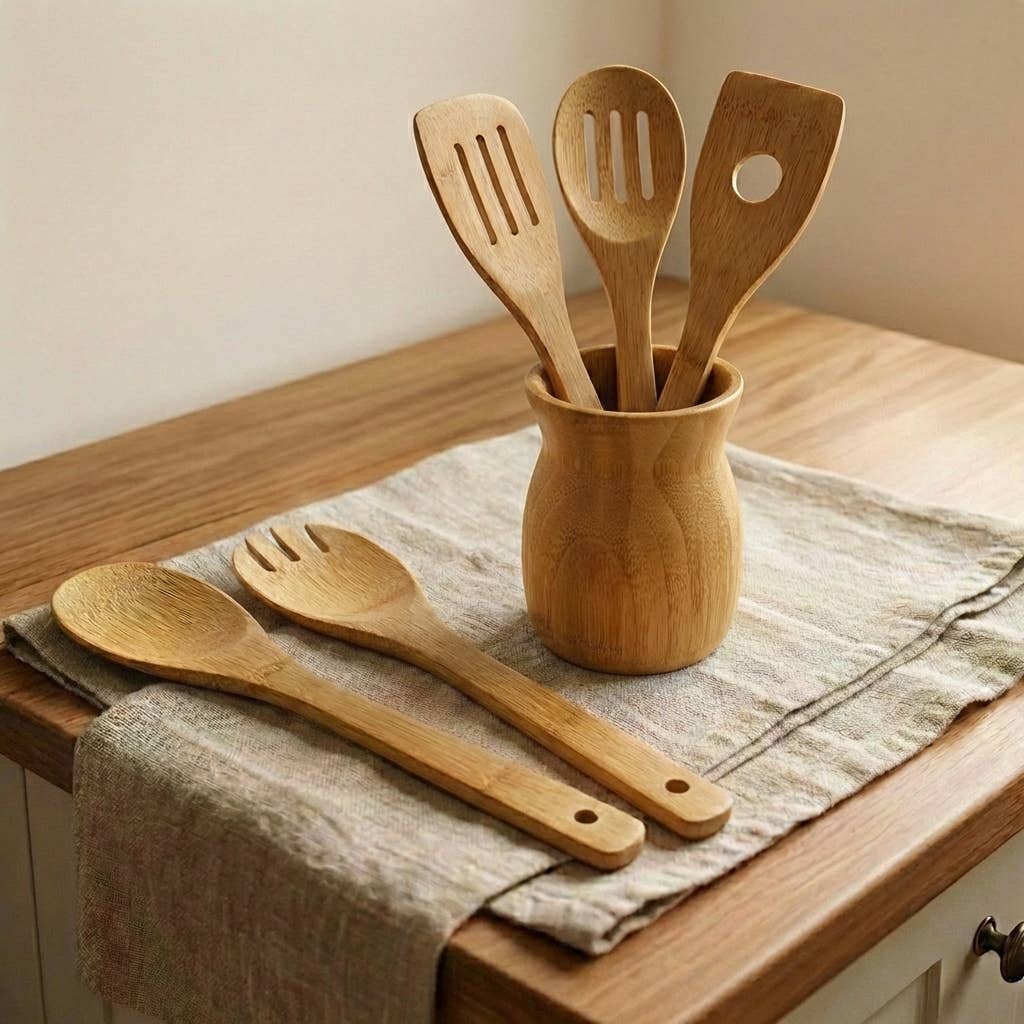Utensil Holder | Bamboo Kitchen
