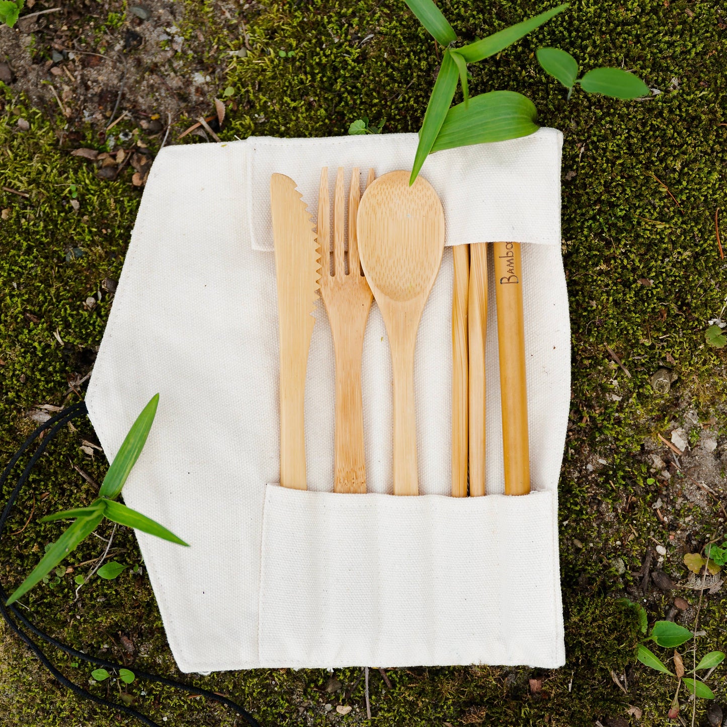 Cutlery Set & Case for Travel  | Bamboo