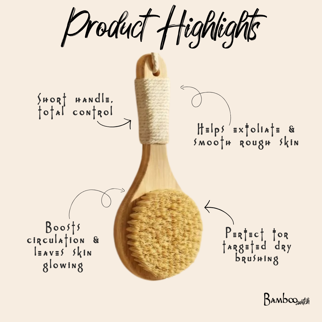 Bamboo Mini Dry Brush | NEW!