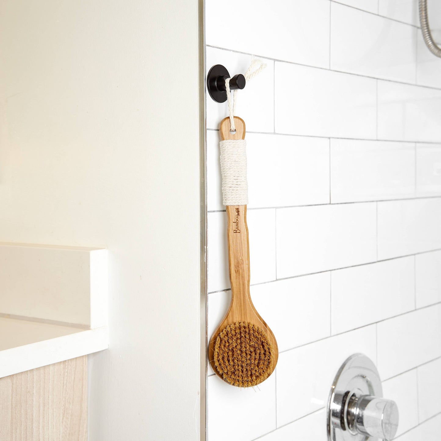 Vegan Bamboo Exfoliating Dry Brush | Faire Market Bestseller