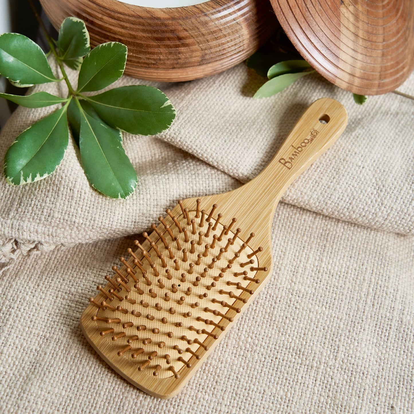 Bamboo Paddle Hairbrush - Large