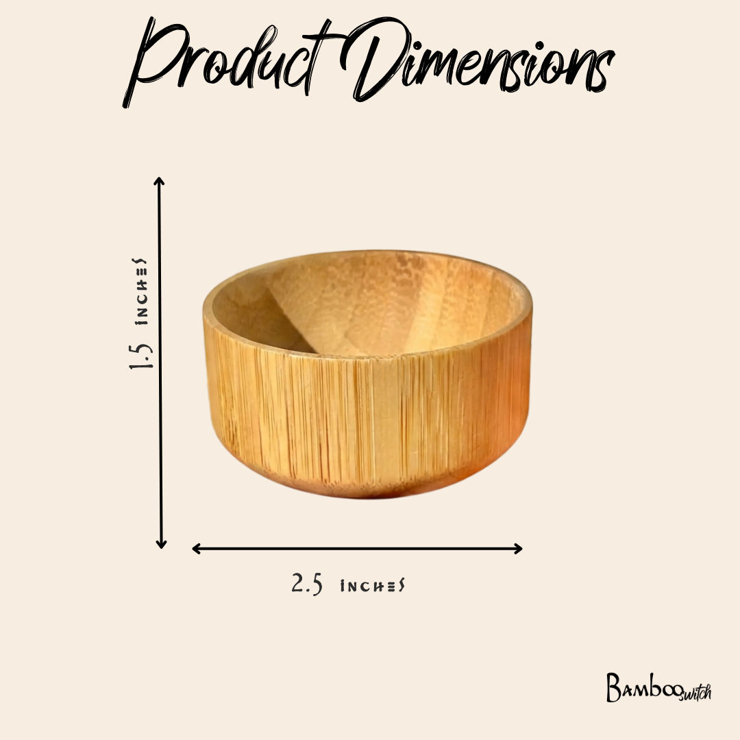 Mini Bamboo Bowl