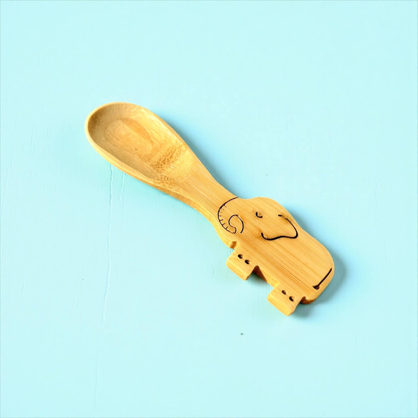 Bamboo Animal Kids & Toddler Utensils | Faire Market: Giraffe | Spoon