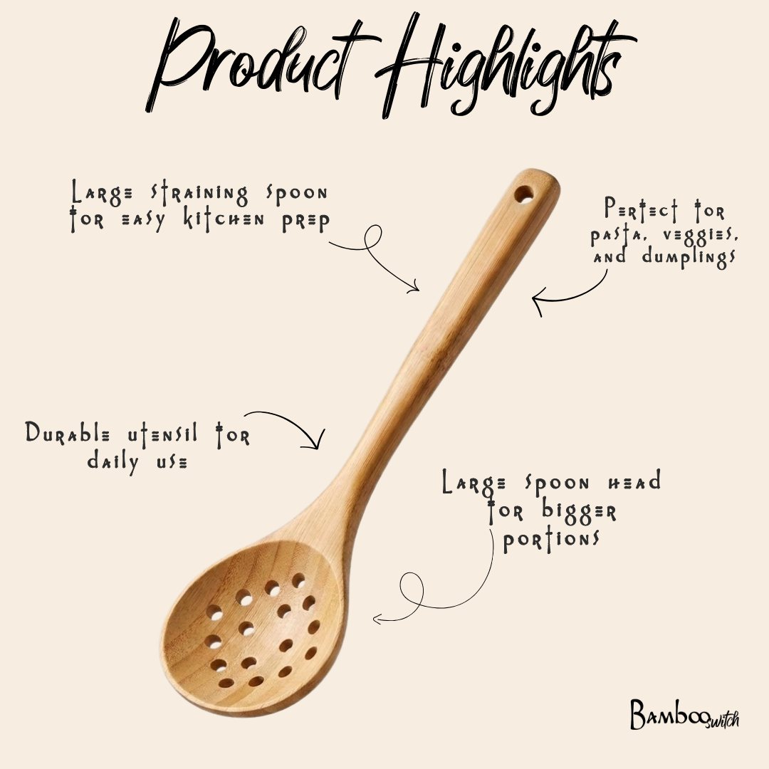 Straining Spoon | Bamboo
